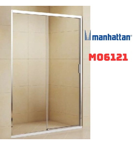 Cabin tắm đứng kính cửa lùa Manhattan M06121(1500x1900) 