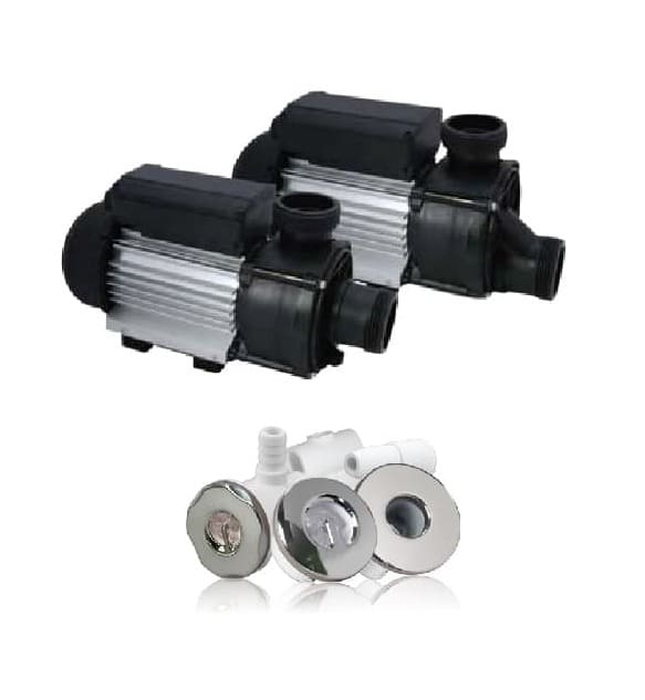 Bơm massage MANHATTAN HA-350-1.5HP+6Jet 