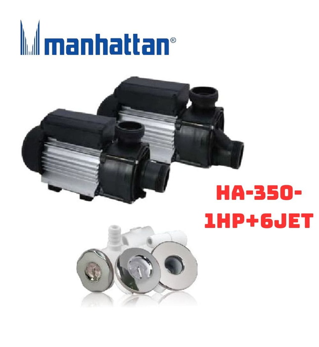 Bơm massage MANHATTAN HA-350-1HP+6Jet