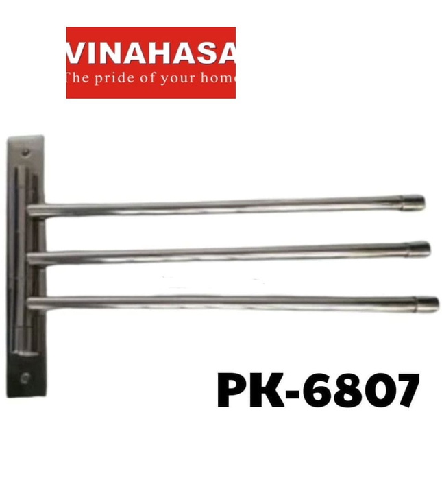 Giá treo khan 3 chạc inox 304 Vinahasa PK-6807