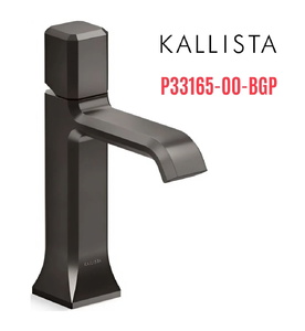 Vòi lavabo nóng lạnh 1 lỗ màu đen Kallista P33165-00-BGP