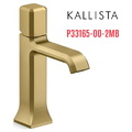 Vòi lavabo nóng lạnh 1 lỗ màu đồng Kallista P33165-00-2MB