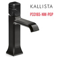 Vòi lavabo nóng lạnh 1 lỗ - đá đen - màu đen Kallista P33165-NM-PGP