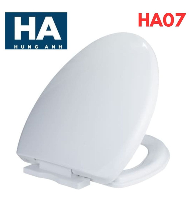 Nắp bồn cầu rơi êm Hùng Anh HA07I phụ kiện inox