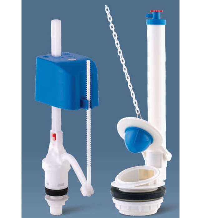 Bộ xả piston gạt trước Hùng Anh VS010301 (Gạt LB01) cho bồn cầu 2 khối