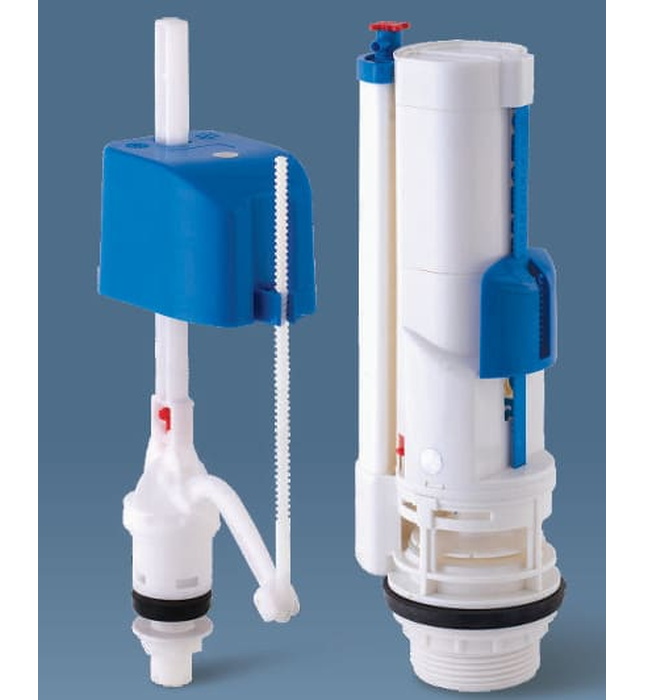 Bộ xả Paradise két rời piston 2 nhấn Hùng Anh VS0403 (Nhấn LB07,12,20,21)