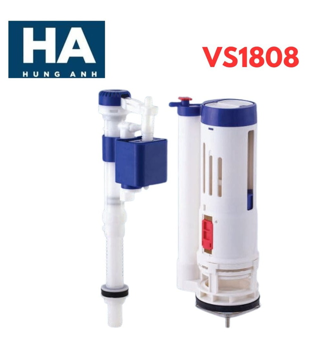 Bộ xả smart round liền khối 3 win 2 nhấn Hùng Anh VS1808 (Cao)