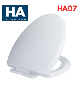 Nắp bồn cầu rơi êm Hùng Anh HA07I phụ kiện inox