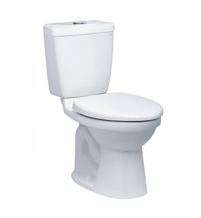 Bàn Cầu 2 Khối 2 Nhấn Xả Caesar CD1325 Nắp Thường