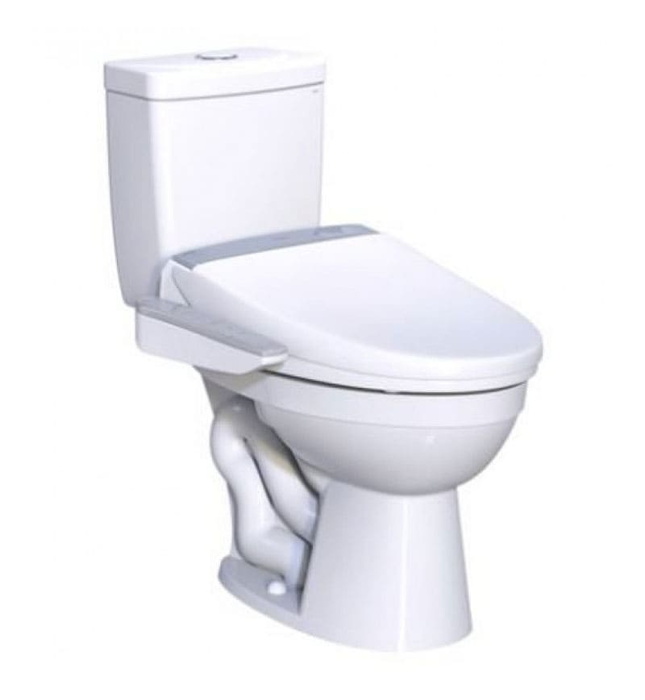 Bồn cầu 2 khối nắp điện tử Caesar CD1325+TAF200H