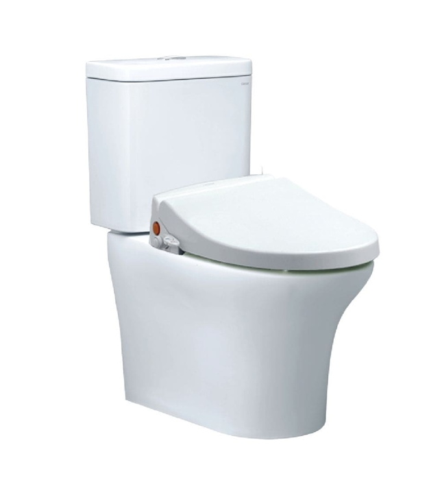 Bồn cầu 2 khối nắp rửa cơ Caesar CD1341/TAF050