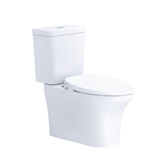 Bồn cầu 2 khối nắp rửa cơ Caesar CD1341/TAF060