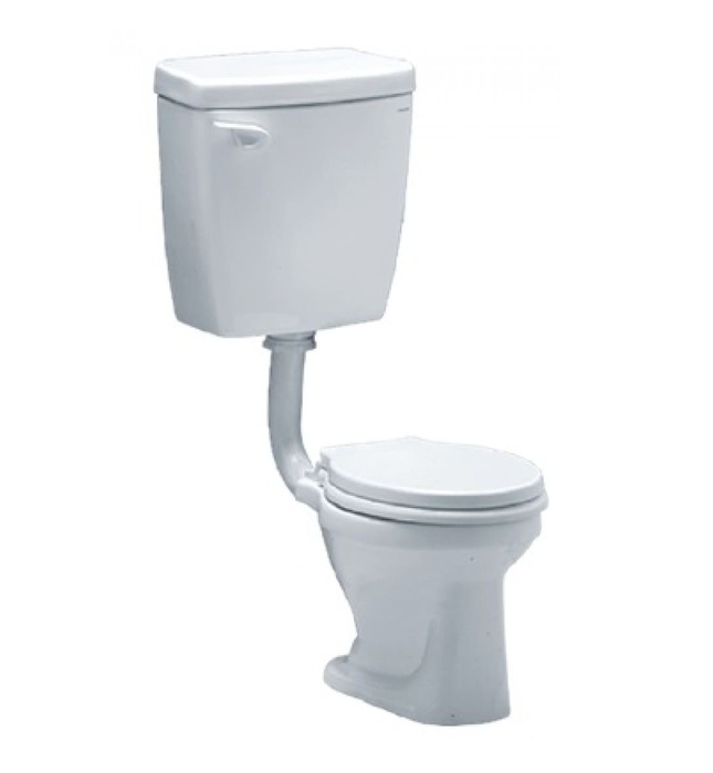 Bồn cầu 2 khối trẻ em xả gạt nắp êm Caesar CT1026