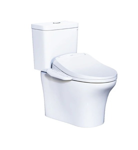 Bồn cầu 2 khối nắp điện tử Caesar CD1341/TAF400H