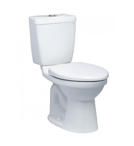 Bồn cầu 2 khối xả nhấn đơn nắp thường Caesar CT1325