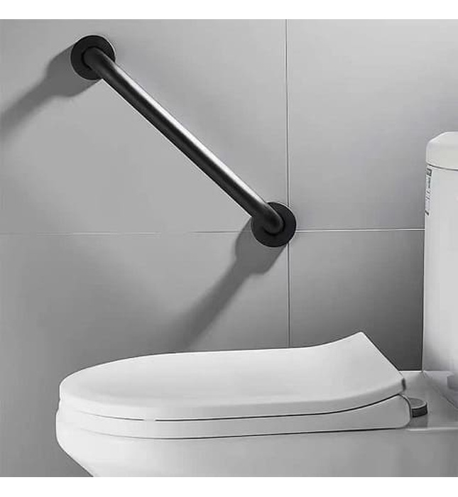 Thanh tay vịn phòng tắm màu đen Miken MK-G9022B 