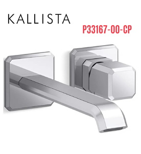 Vòi chậu lavabo gắn tường vòi dài màu chrome Kallista P33167-00-CP