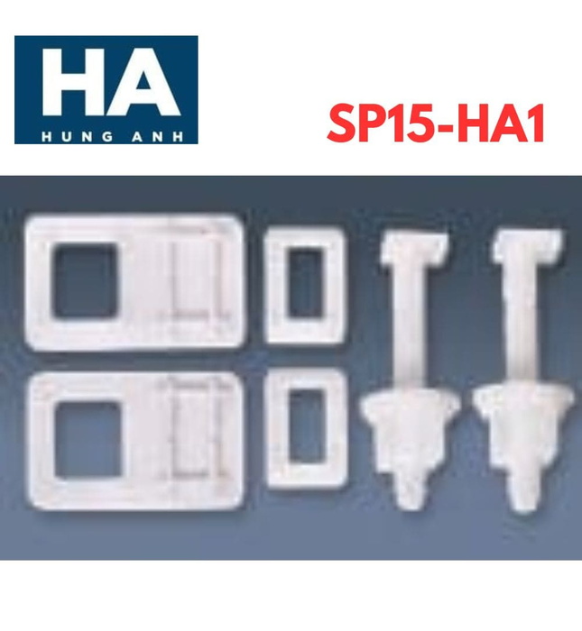 Chân ốc nhựa Hùng Anh SP15 (Dùng cho nắp bồn cầu HA 07, 29)