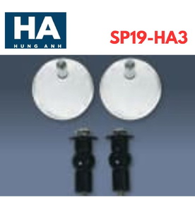Chân cao su, chụp inox Hùng Anh SP19 (Dùng cho nắp bồn cầu HA , , )