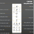 Bồn cầu 2 khối nắp điện tử Caesar CD1320+TAF512H