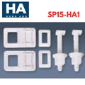 Chân ốc nhựa Hùng Anh SP15 (Dùng cho nắp bồn cầu HA 07, 29)