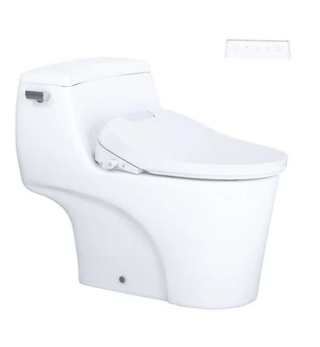 Bồn cầu 1 khối nắp điện tử Caesar C1353F+TAF610H 