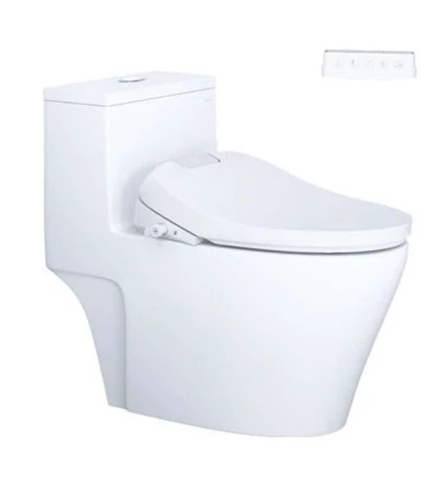 Bồn cầu 1 khối nắp điện tử Caesar C1356F+TAF610H 