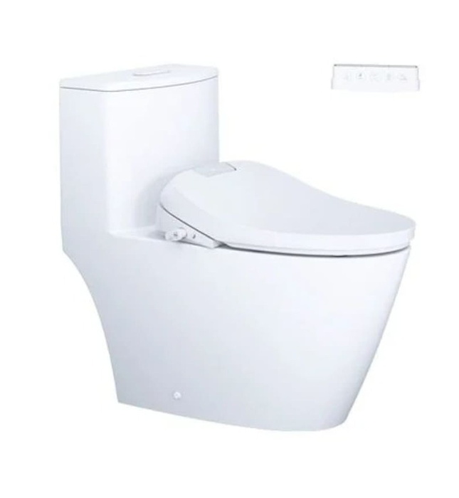 Bồn cầu 1 khối nắp điện tử Caesar C1363F+TAF610H 