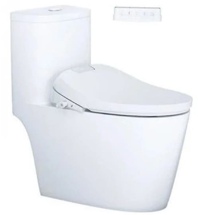 Bồn cầu 1 khối nắp điện tử Caesar C1364F+TAF610H