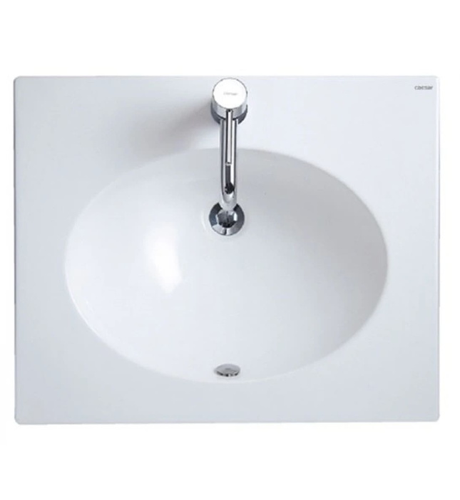 Chậu Rửa Lavabo Liền Bàn Caesar LF5026