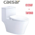 Bồn cầu 1 khối nắp rửa cơ Caesar C1356F+TAF060 