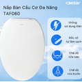 Bồn cầu 1 khối nắp điện tử Caesar C1363F+TAF512H 