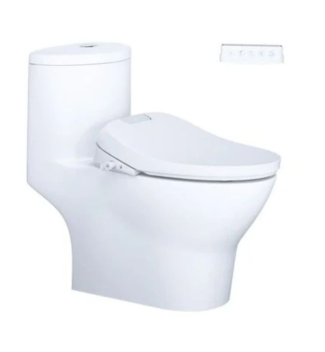 Bồn cầu 1 khối nắp điện tử Caesar C1375F+TAF610H 