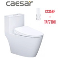Bồn cầu 1 khối nắp điện tử Caesar C1356F+TAF710H 