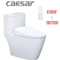 Bồn cầu 1 khối nắp điện tử Caesar C1363F+TAF710H 