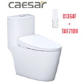 Bồn cầu 1 khối nắp điện tử Caesar C1364F+TAF710H 