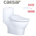 Bồn cầu 1 khối nắp điện tử Caesar C1375F+TAF610H 