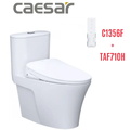 Bồn cầu 1 khối nắp điện tử Caesar C1395F+TAF710H 