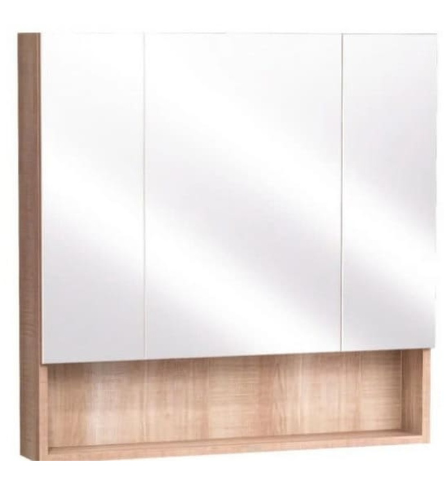 Tủ gương treo phòng tắm màu vân gỗ CAESAR EM1180W7V
