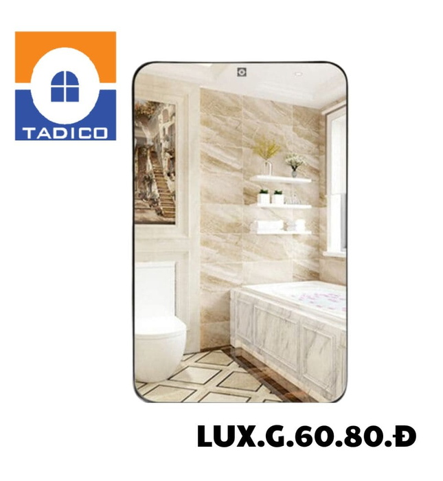 Gương khung bo siết góc Tadico LUX.G.60.80.Đ
