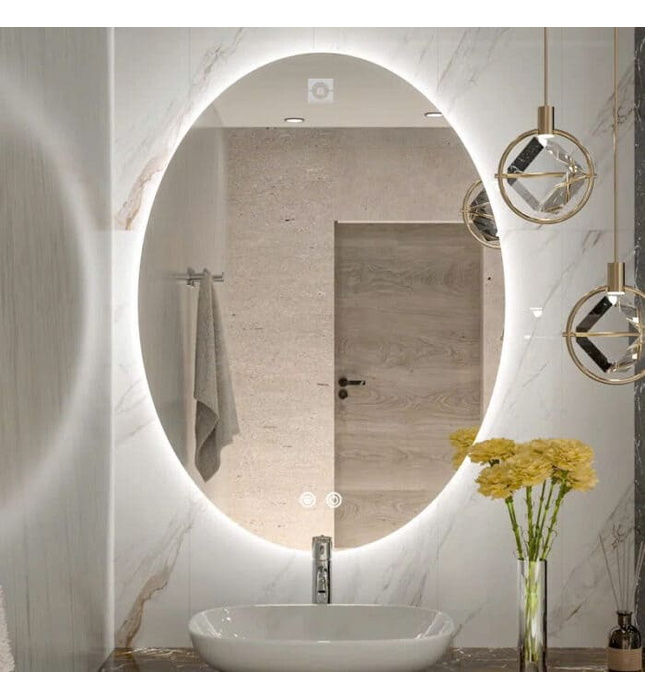 Gương điện sấy cao cấp Tadico LUX.GĐ.60.80.O