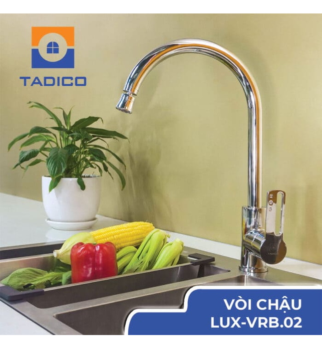 Vòi rửa chén nóng lạnh Tadico LUX-VRB.02