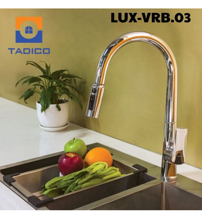 Vòi rửa chén nóng lạnh Tadico LUX-VRB.03