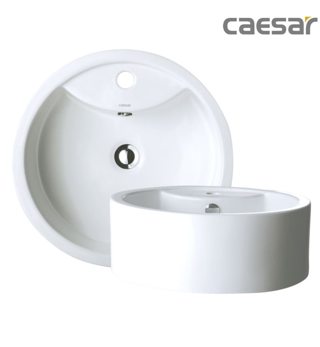 Chậu Rửa Mặt Đặt Bàn Tròn Caesar LF5240 