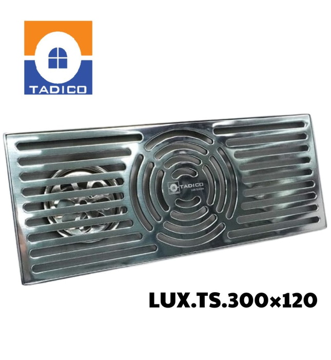 Phễu thoát sàn inox SUS304 Tadico LUX.TS.300×120