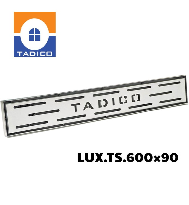 Phễu thoát sàn inox SUS304 Tadico LUX.TS.600×90