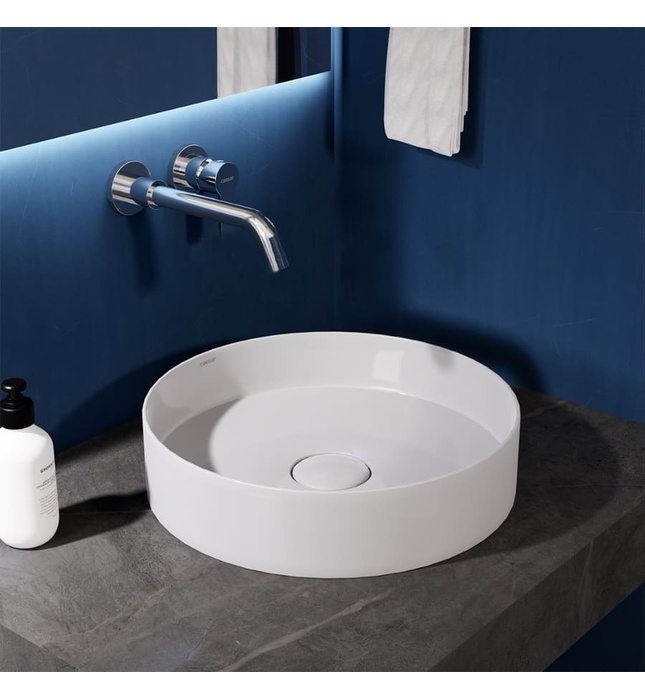 Chậu Rửa Mặt Đặt Bàn Tròn Caesar LF5258