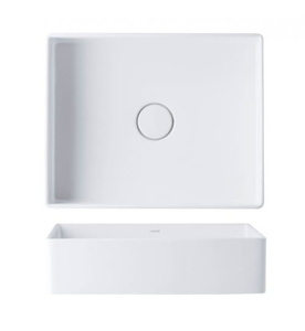 Chậu Rửa Mặt Đặt Bàn Chữ Nhật Caesar LF5254