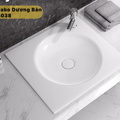 Chậu Rửa Lavabo Dương Vành Vuông Caesar LF5038