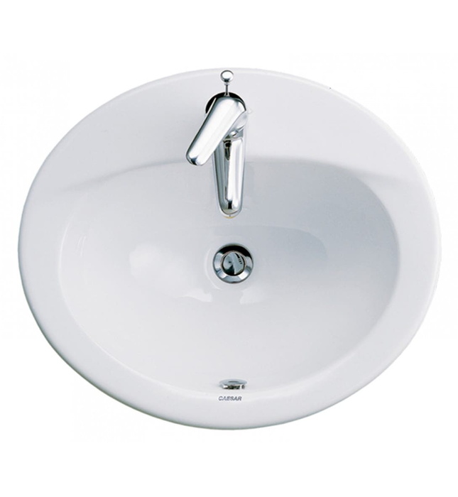 Chậu Rửa Mặt Dương Vành Ovan Caesar L5018